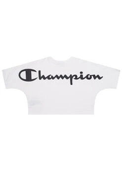 Champion Damen Crop Top T-Shirt Mit Logo Back Print Weiss Schwarz 5 Champion Damen Crop Top T-Shirt Mit Logo Back Print Weiss Schwarz -Onlyy Kleidung Geschaft 22040775 2