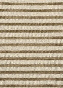 ONLY Damen V-Neck Glitter Lurex T-Shirt Mit Streifen Muster Mermaid Oliv Beige -Onlyy Kleidung Geschaft 22050042 2