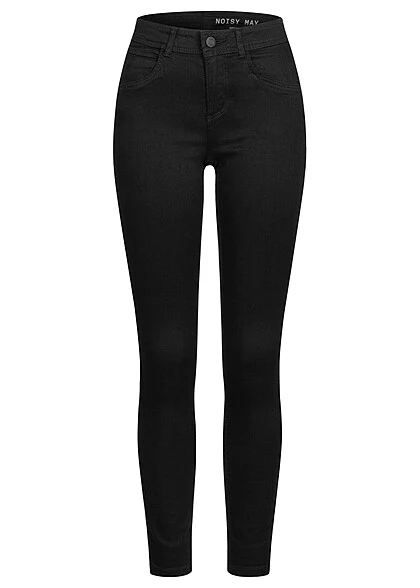 Noisy May Damen NOOS Slim Fit Shaper Jeans Hose 5-Pockets Schwarz Denim 1 Noisy May Damen NOOS Slim Fit Shaper Jeans Hose 5-Pockets Schwarz Denim