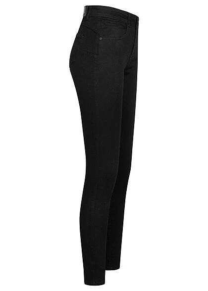 Noisy May Damen NOOS Slim Fit Shaper Jeans Hose 5-Pockets Schwarz Denim 2 Noisy May Damen NOOS Slim Fit Shaper Jeans Hose 5-Pockets Schwarz Denim – Bild 2