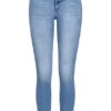ONLY Damen NOOS Mid-Waist Skinny Ankle Jeans Hose Zipper Seitl. 5-Pockets Hell Med Blau