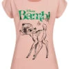 Seventyseven Lifestyle Damen Disney T-Shirt Mit Bambi Print Rosa Grün