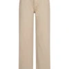 Noisy May Damen Jeans Hose Mit 5-Pockets U. Weitem Bein Irish Cream Hell Braun