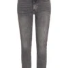 ONLY Damen NOOS High-Waist Jeans Hose Mit 5-Pockets Dunkel Grau Denim