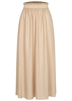 ONLY Damen NOOS Paperbag Longform Rock White Pepper Beige