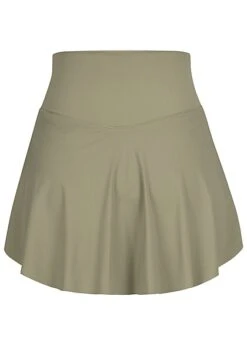 Aiki Damen 2in1 Shorts Und Rock Im Wickel-Look Oliv Grün -Onlyy Kleidung Geschaft 23030461 3