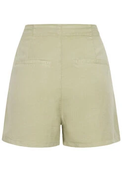 Vero Moda Damen NOOS Shorts Kurze Hose Mit Bindegürtel Reseda Grün -Onlyy Kleidung Geschaft 23040005 2