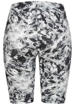 Urban Classics Damen Cycle Shorts AOP Blackfading Schwarz -Onlyy Kleidung Geschaft 23050012 2