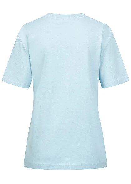 Days Beyond Damen T-Shirt Mit Dreamer Print Oceanblue Blau 2 Days Beyond Damen T-Shirt Mit Dreamer Print Oceanblue Blau – Bild 2