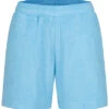 Urban Classics Damen Kurze Towel Shorts Mit Gummibund 2-Pockets Blau