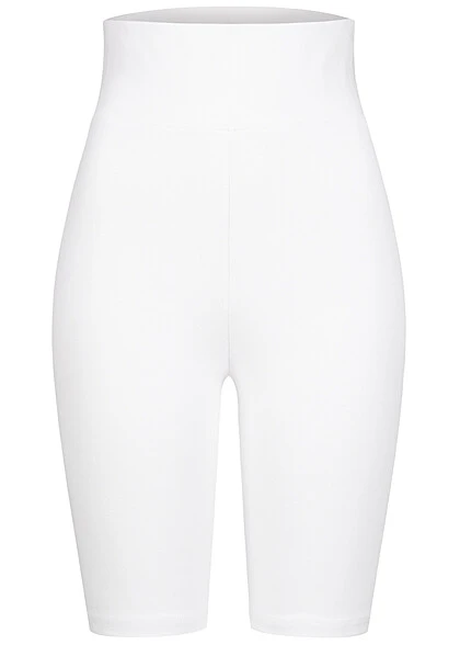 Urban Classics Damen High Waist Shorts Leggings Weiss 1 Urban Classics Damen High Waist Shorts Leggings Weiss