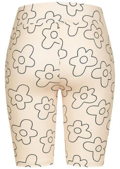 Urban Classics Damen High Waist Shorts M. All Over Print Softseagrass Flower Beige -Onlyy Kleidung Geschaft 23050060 2