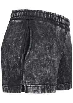 Urban Classics Damen Washed Sweat Shorts Schwarz -Onlyy Kleidung Geschaft 23050061 1