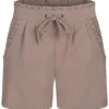 JACQUELINE DE YONG JDY By ONLY Damen NOOS Jersey Shorts Mit Frilldetails 2-Pockets Driftwood Grau