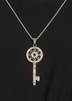 Victoria & Violet Damen Kleid Mit 2-lagigem Stoff Und Rundhals Schwarz -Onlyy Kleidung Geschaft 23080017 3